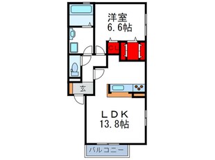 パインズヒルの物件間取画像